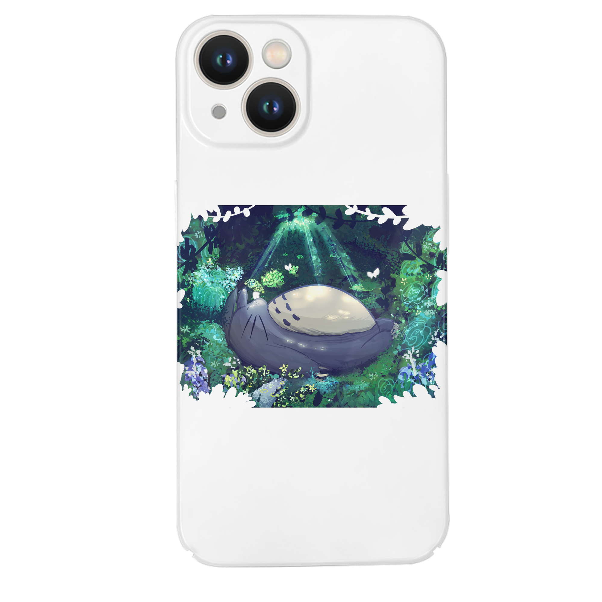 （画像用） となりのトトロ 草壁メイ 草壁サツキ My Neighbor Totoro Satsuki Kusakabe Mei Kusakabe 【iPhone 14シリーズ対応】ハードケース